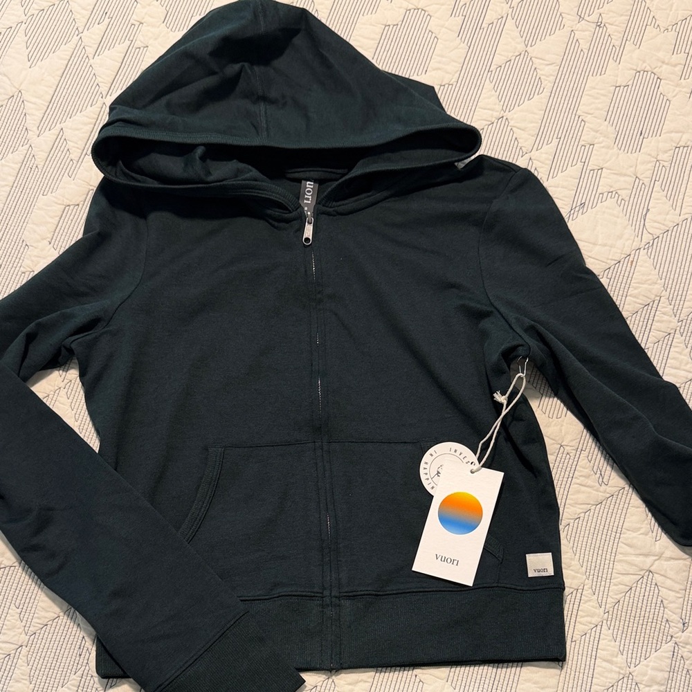 Vuori Dark Green Hoodie Jacket